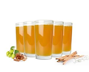 Sendez Cocktailglas »6 Cocktailgläser mit weißem Rand 550ml Longdrinkgläser Saftgläser Trinkgläser«, Glas