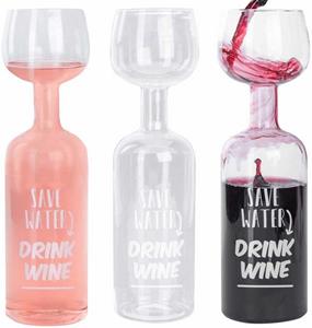 Dimono Rotweinglas »XXL Weinglas«, Weinflaschen Glas 750 ml mit Reinigungskugeln