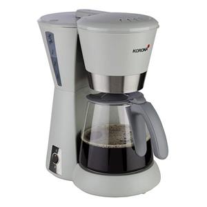 Korona Filterkaffeemaschine Kaffeemaschine 10205, 1.25l Kaffeekanne, Papierfilter 4, Kaffeeautomat, Filterkaffeemaschine mit Glaskanne, 1,25 Liter Kapazität, für 10 Tassen, 1080 Watt, heraus