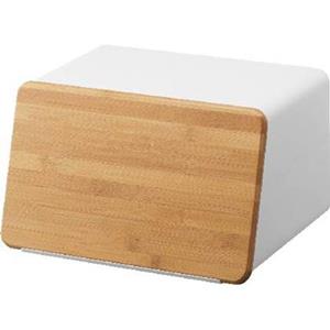 Yamazaki Bread case with removable lid - Tower - White