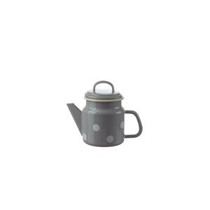 Neuetischkultur Teekanne »Teekanne mit Deckel Retro«, 1 l, Kaffeekanne Emaillekanne