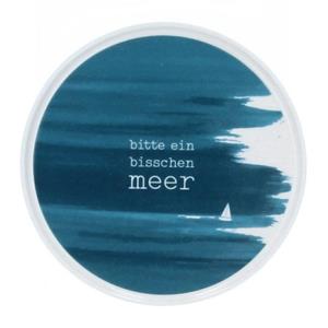 Räder Tafelservice »Meer als Worte bitte ein bisschen meer 14cm blau«, Porzellan