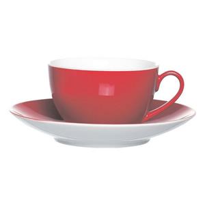 Ritzenhoff & Breker Kaffeeservice »Doppio« (4-tlg), Porzellan, Kaffeetassen inkl. Untertassen, spülmaschinen- & mikrowellengeeignet