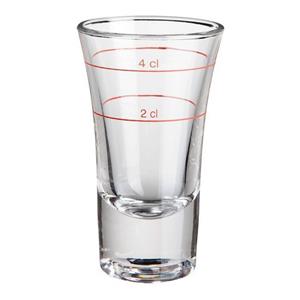 Bormioli Rocco Schnapsglas »Dublino«, Glas, Schnapsglas Shotglas Stamper 57ml mit Füllstrich bei 2cl + 4cl Glas transparent 6 Stück