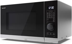 Sharp Premium series YC-PG254AE-S - microwave oven with grill - freestanding - silver