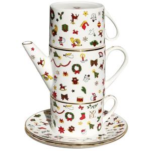 TAITÙ Teekanne »Noel Oro Geschenkset Tee für Zwei«, 0,4 l