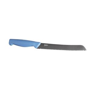 Steuber Brotmesser, mit Wellenschliff Küchenmesser mit ergonomischem Griff Brotmesser blau