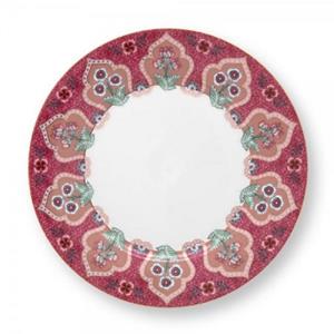 PiP Studio Frühstücksteller »Frühstücksteller Flower Festival Deco Dark Pink (21 cm)«