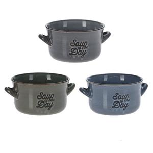 Neuetischkultur Suppenschale »Suppenschüssel, 3er Set Keramik«, Keramik