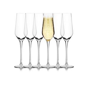 Plazotta Weinglas »Sektglas Set Champagnergläser Sektkelche Prosecco«, Glas