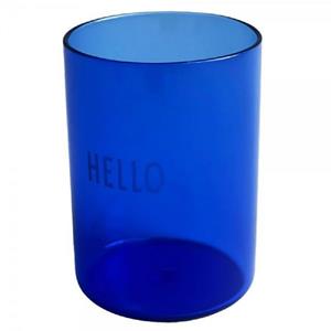 Design Letters Cocktailglas »Trinkglas Favourite Glass Hello Blau«
