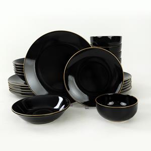 Hermia Concept Teller-Set 100% CERAMIC STONEWARE M1610 (24-tlg)