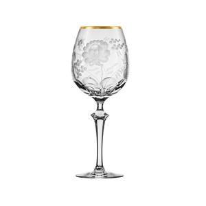 ARNSTADT KRISTALL Weinglas »Primerose Gold clear (25,5 cm) - Kristallglas mundgeblasen · von Hand geschliffen · 24 Karat Gold«