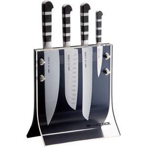 F. DICK Messer-Set »Dick Messerblock 4 Knives 5 tlg 1905 KÃ¼chenmesser, Santoku Messer, Brotmesser«