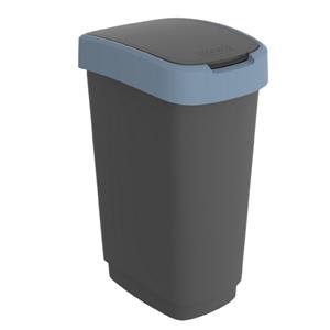 ROTHO Mülleimer »Twist Mülleimer 50l mit Deckel, Kunststoff (PP recycelt) BPA-frei«