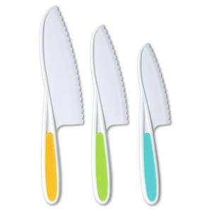 GLiving Kinderkochmesser »3er Set Kunststoff-Küchenmesser für Kinder, Kinderkochmesser«