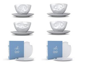 FIFTYEIGHT PRODUCTS Frühstücksteller »Kaffee-Set - % weiß«