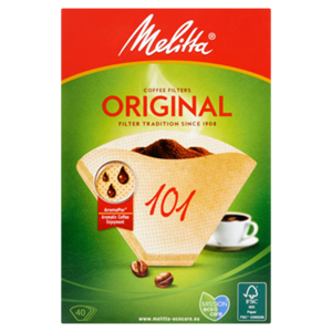 Melitta Filterkaffeemaschine  6627294 Kaffeefilter 101, 40 Stück, für