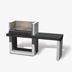 Sarom Fuoco  Betonnen barbecue - Porto NEW - 160 x 51,5 x 96,8 cm