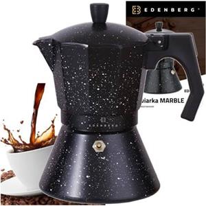 EDENBERG Edënbërg Stonetec Line - Percolator - Koffiemaker 9 kops - Espresso Maker 450 ML armer Coating