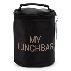 Childhome Kindertas My Lunch Bag met isolatievoering zwart en goud