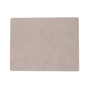 LIND DNA  Dinner Mat Square - Placemat 35x45cm Hippo Warm Grey