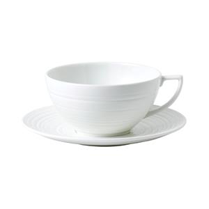 WEDGWOOD  Jasper Conran White - Theekop&schotel 0,20l Strata