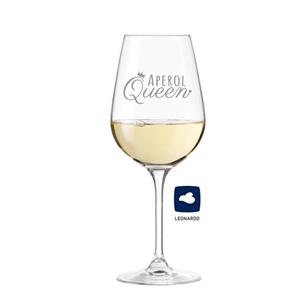 KS Laserdesign Weinglas »Leonardo Weinglas mit Gravur -Aperol Queen-«, Glas, Lasergravur