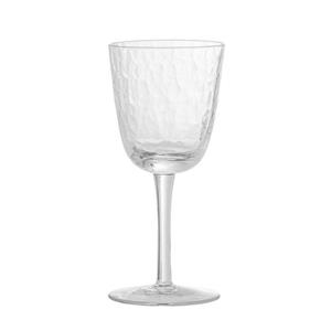 Bloomingville Weinglas »Asali«, Glas, 4er Set Glas 8 x 17 cm Kräuseleffekt