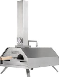 Heidenfeld Pizzaofen Rimini, inkl. Pizzaschieber und Pelletschaufel - Thermometer bis 540°C