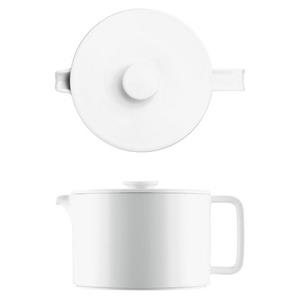 Fürstenberg Teekanne » DATUM - Teekanne mit Teesieb 1 L Weiß«, (Packung)