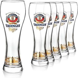 SAHM Bierglas »Original ERDINGER Weizenbierglas 0,5 l Set - 6 Weizenbiergläser 0,5 l«