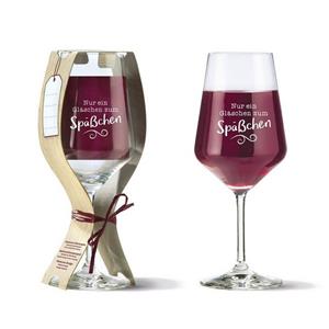 Gilde Rotweinglas »Weinglas 'Nur ein Gläschen zum Späßchen' 500ml«