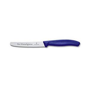 Victorinox Brotzeitmesser »Frühstücksmesser (blau) mit persönlicher Gravur«