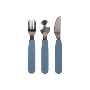 Filibabba Silicone cutlery set - Powder Blue