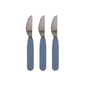 Filibabba Silicone knife 3-pack - Powder blue