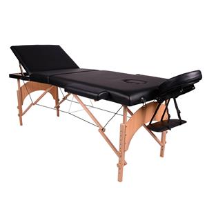 Giga Meubel Massagetafel Hout - Behandeltafel - 3-zones - 8 Hoogtestanden -