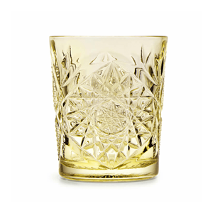 LIBBEY Schnapsglas Whiskyglas Hobstar Pale Yellow Gelb