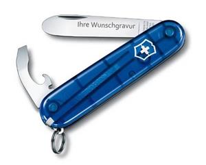 Victorinox Kinderkochmesser »Taschenwerkzeug My First, blau, mit persönlicher Gravur«