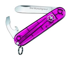 Victorinox Kinderkochmesser »Taschenwerkzeug My First, pink, mit persönlicher Gravur«
