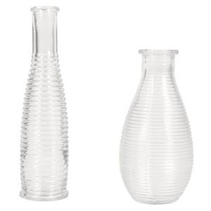 Rayher Schneebesen »Set Rillen-Vasen, 14+18cm, (110ml+220ml), Box 2 St«