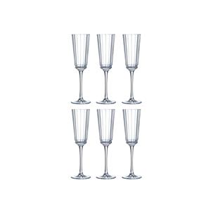 Champagnerglas Cristal D’arques Paris Macassar Durchsichtig Glas 6 Stück (17 Cl)