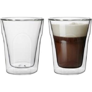 Florina Malachit Dubbelwandige Koffieglazen Of Theeglazen 240 Mlet Van 2 - Gehard Glas