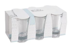 SPETEBO Schnapsglas »Glas Schnapsgläser im 6er Set - 40 ml«, Glas, Shotgläser mit 4cl Fassungsvermögen