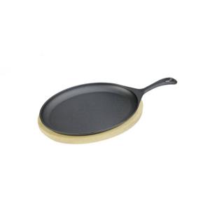 Proregal Grillpfanne »Gusseiserne Grillpfanne inkl. Tablett 25 x 18 cm«