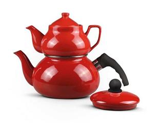 Cofi1453 Teekanne »Teekessel 0,9 Liter und Wasserkessel 2,5 Liter für alle Herdarten«