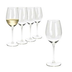Wijnglazen set - 12x stuks - glas - Transparant