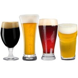 Atmos Fera Bierglazen set voor speciaal bier - 8x stuks - 4 soorten - Bierglazen