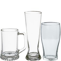 Secret de Gourmet Bierglazen set - pilsglazen/bierpullen/pint glazen - 12x stuks - Bierglazen
