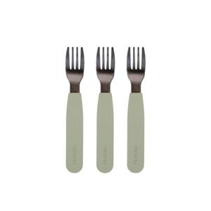 Filibabba Silikone gafler 3-pak - Green